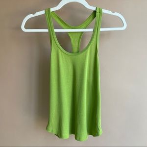 The Line by K lime green racer back tank top 🥝